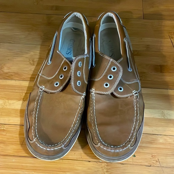 Chaps Shoes | Boat Shoes (No Laces) | Color: Brown/Tan | Size: 11 | Dawsonjones105's Closet